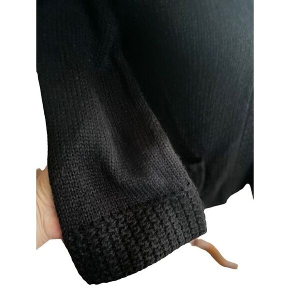 Style & Co Black Two Button Closure Cardigan Sweater Size X-Small - Picture 7 of 8